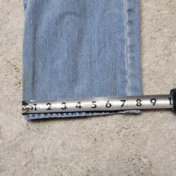 American Eagle Women Jean 30x30 Blue Original Bootcut Western Denim Faded - Picture 8 of 8